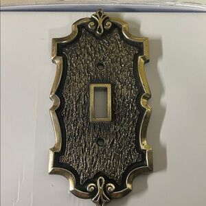 Vintage Brass Light Switch Cover - Ajax Hardware Premier Collection